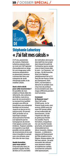 ParisienEco ReconversioPro la causeuse